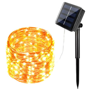 Luces LED Solar Exteriores 7M